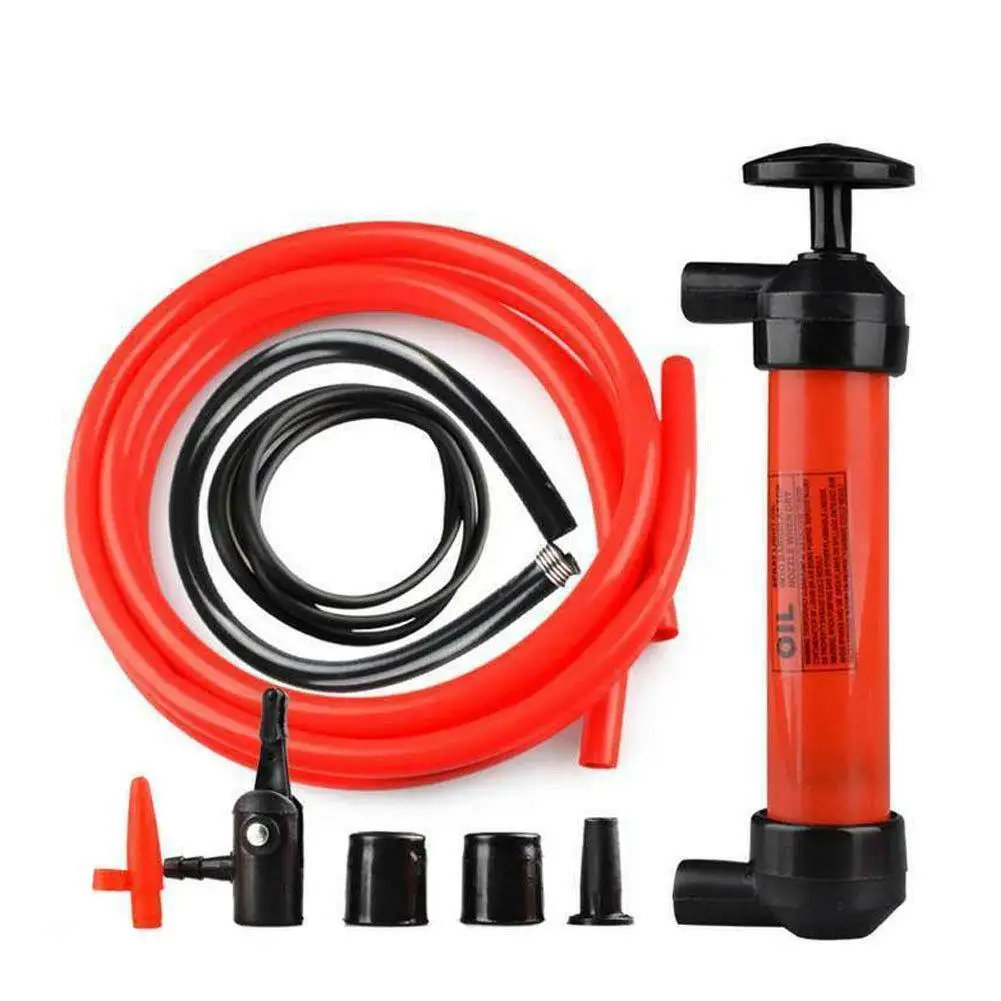 

Car Oil Suction Pipe Auto Oil Change Hand Syringe Oil Fuel Bump Extractor Sucking Pipe Vacuum Gun Pump Portable Manual Extractor