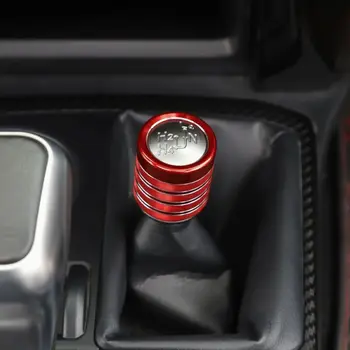 

Red Gear Shift Head Knob Cover 4WD Drive Gear Decor Aluminum Alloy Parts Durable