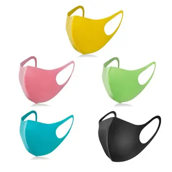 

3Pcs Kids PM2.5 Sponge Anti Pollution Face Mask Washable Reusable Sponge Dustproof Mouth Mask Anti Flu Mask for Children