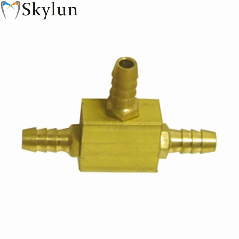 10PCS Dental Valve three accept valve connectors tee 3mm metal dental product equipment SL1219 | Красота и здоровье