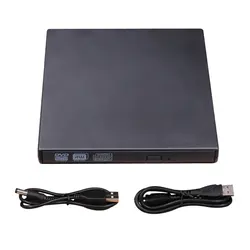 Graveur Intelligent de disque dur externe USB, graveur de CD/DVD RW, pour PC portable, Mac Macbook Pro, CD RW, DVD, ROM 