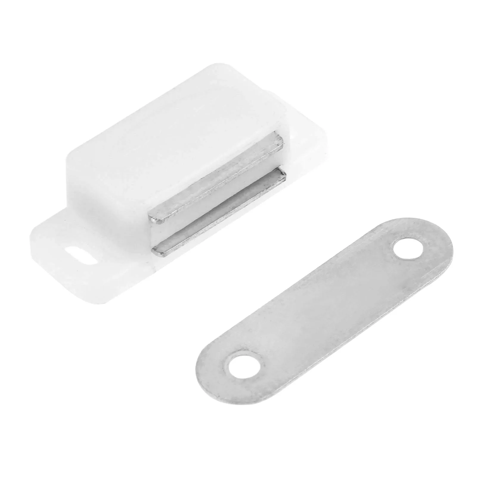 4Pcs Door Cupboard Drawer Magnetic Catch Stop Stoppers Magnetic Cabinet Catches Furniture Hardware with Screws 41*17MM
