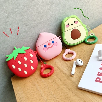

Headset Case for Huawei Freebuds Pro Case Cute Avocado Cartoon Wireless Earphone Protection Case for Huawei Freebuds 4 Pro Cover