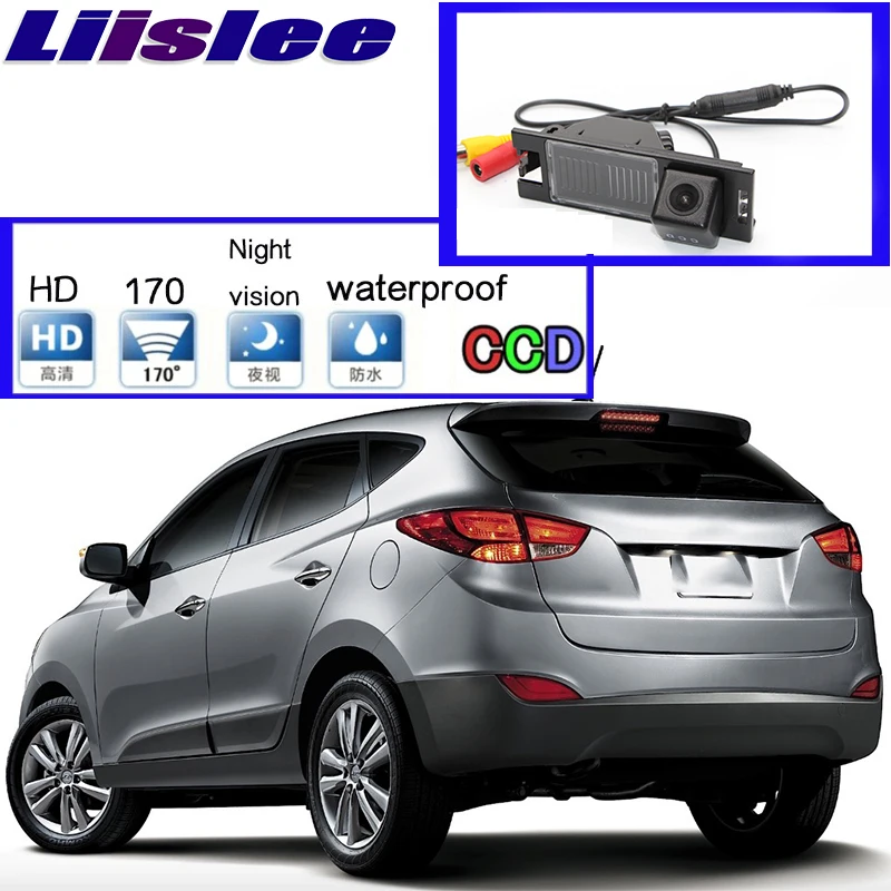 Car Camera For Hyundai ix35 : Tucson 2009~2016 High Reverse Rear View WaterProof Back Up Camera For PAL : NTSC Use + RCA5