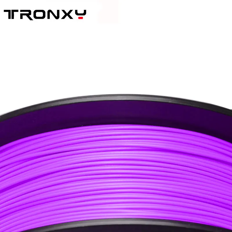 purple Нить для 3D-принтера Tronxy PLA 1,75 мм 1 кг 330 фунтов метров цветная ручка для 3D-принтера материалы для 3d-печати экструдер без заеданий - Цвет: purple