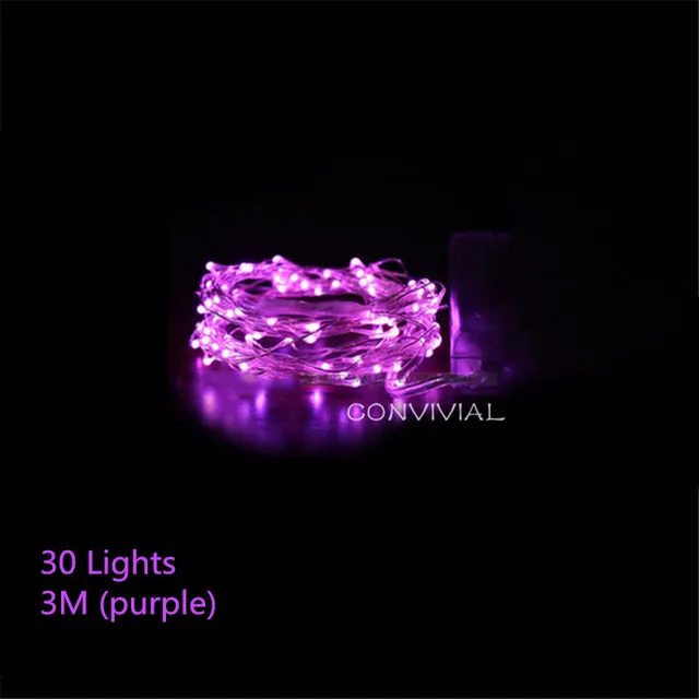Purple String Light