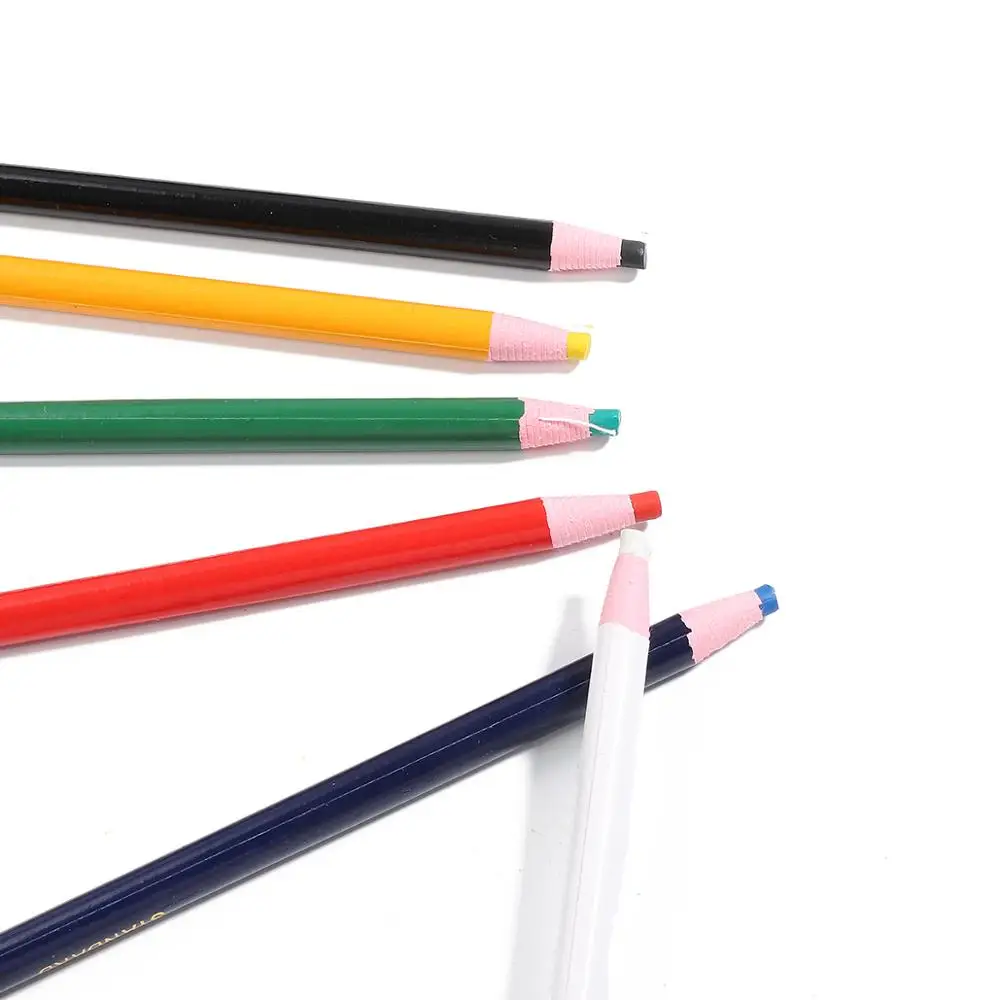 6pcs Colorful Cut-free Sewing Tailor's Chalk Pencils Fabric Marker Pen for Tailor Sewing Accessories Sewing Chalk Garment Pencil