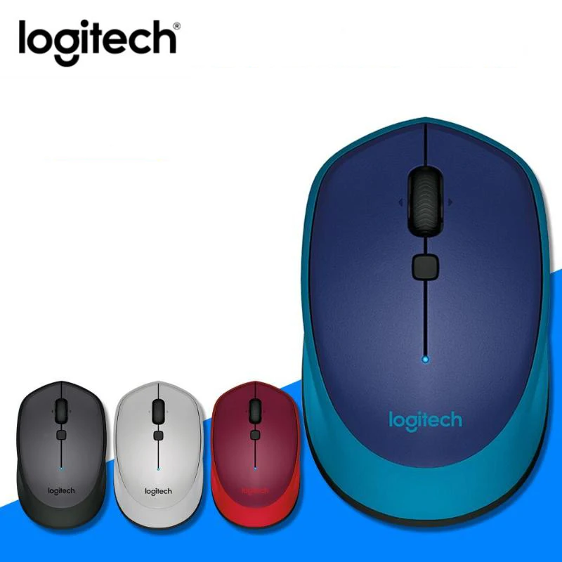 Беспроводная мышь Logitech M336 Bluetooth с оптическими мышками 1000 DPI для офиса и дома