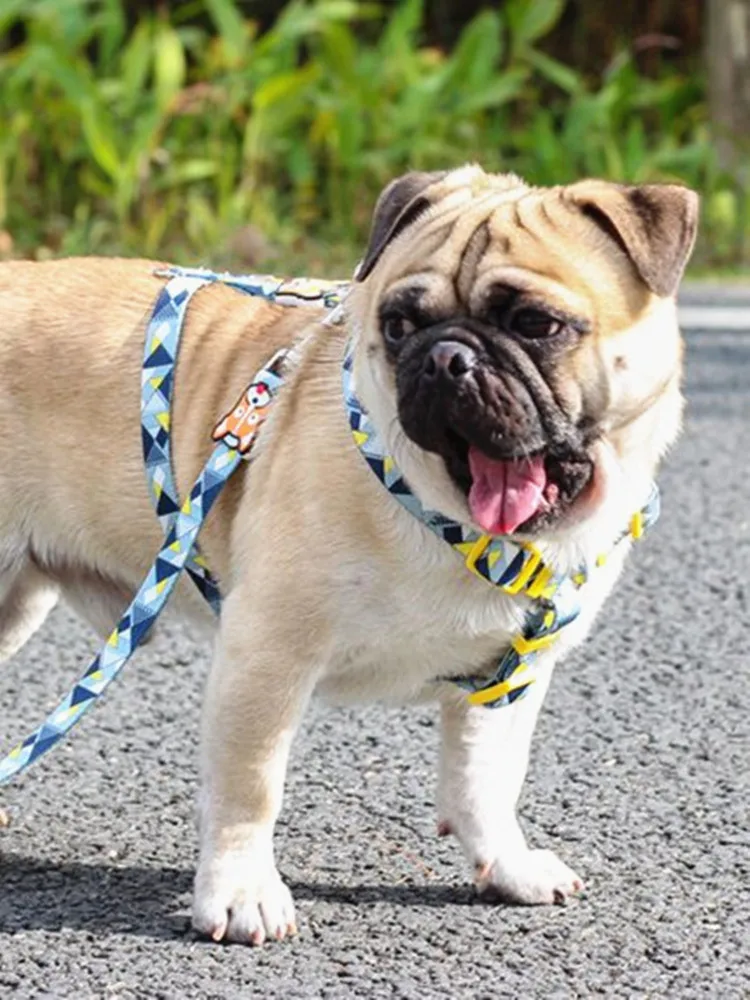 Pet Dog Soft Chest Vest Harness Pet Sport Haulage Rope Pets Dog Outdoor Chest Vest Harness Reflective Dogs Harness Stability