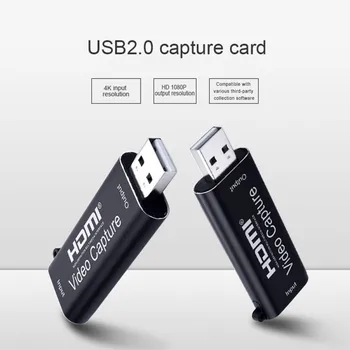

1080P HDMI to USB2.0 Video Capture Card Recorder Phone Game Video Live Streaming Audio Video Capture Cards