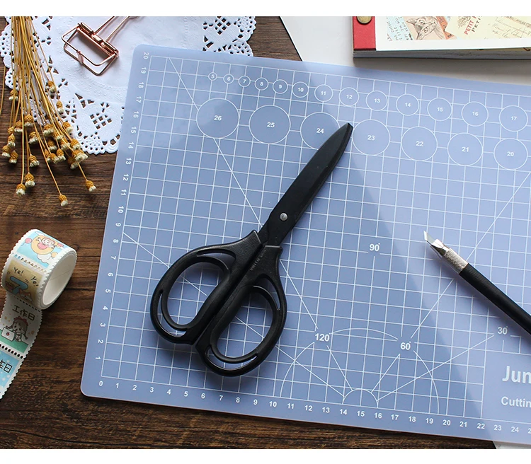 1PC A3 A4 A5 Grid Lines Double-sided Self Healing Cutting Mat Craft Card  Fabric Leather Paper Cutting Board Pad Patchwork DIY - AliExpress