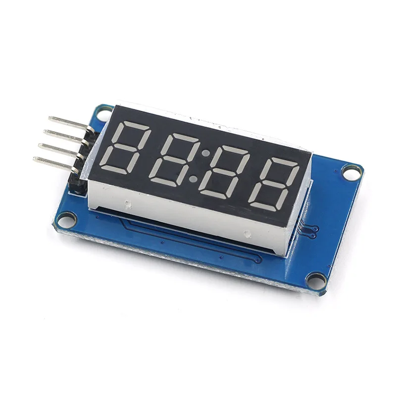 Модуль светодиодного дисплея TM1637 для Arduino 7 сегментов 4 бита 1 5 дюймовые часы