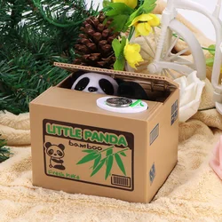 Tirelire électrique pour chat, boîte à monnaie, automatique, ornement, économie d'argent, cadeaux pour enfants 
