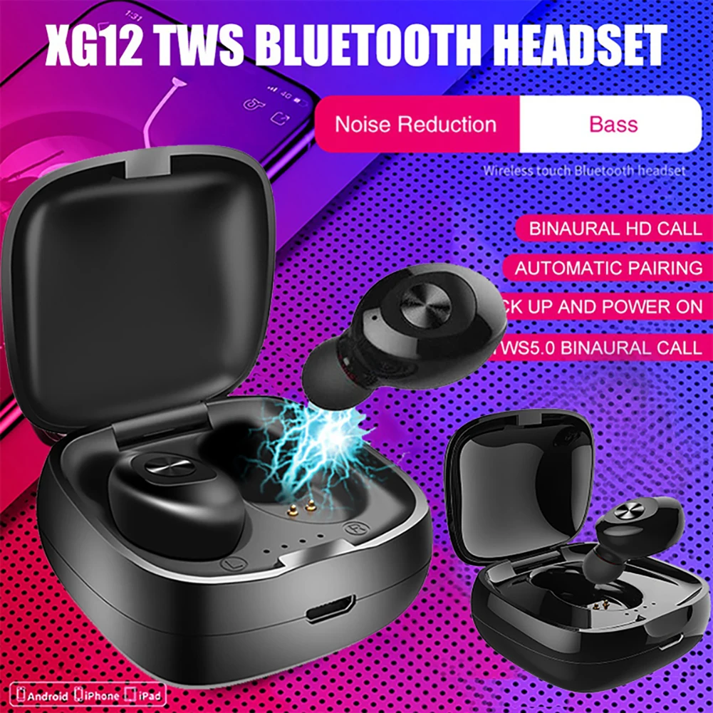 Bluetooth 5 0 Earphoness Stereo Wireless Earbuds HiFi Sound Sport Earphonesss Handsfree Gaming Headset With Mic