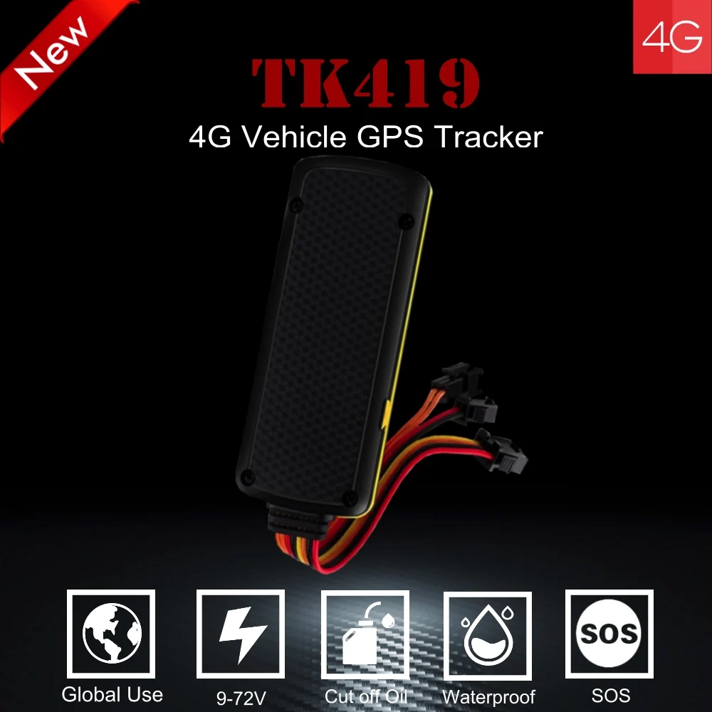 Мини Автомобильный gps трекер 4G GPS локатор автомобиля LTE ACC IP65 Водонепроницаемый
