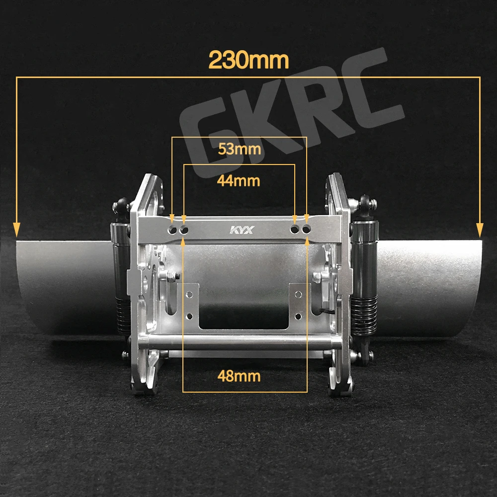 Лопата для снега из сплава с ЧПУ для Traxxas TRX4 TRX 4 TRX-4 1/10 SCX10 Scx10-ll 90046 90047 DYI дистанционное управление RC вилочный погрузчик металлическая Лопата