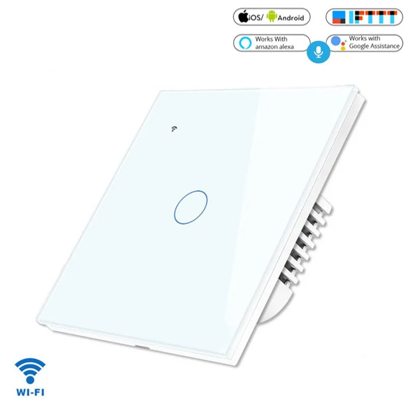 ZUCZUG Smart Switch WIFI Control Interrupto Lamp Switch RF Alexa Google Home Voice Control Smart Wall Switch LED Light Switch