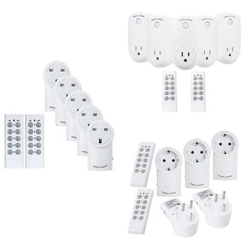 

Universal for Wireless Outlet Remote Control Socket Light Switches House Power Outlet Light Switch Socket for Broadlink 2 TX To