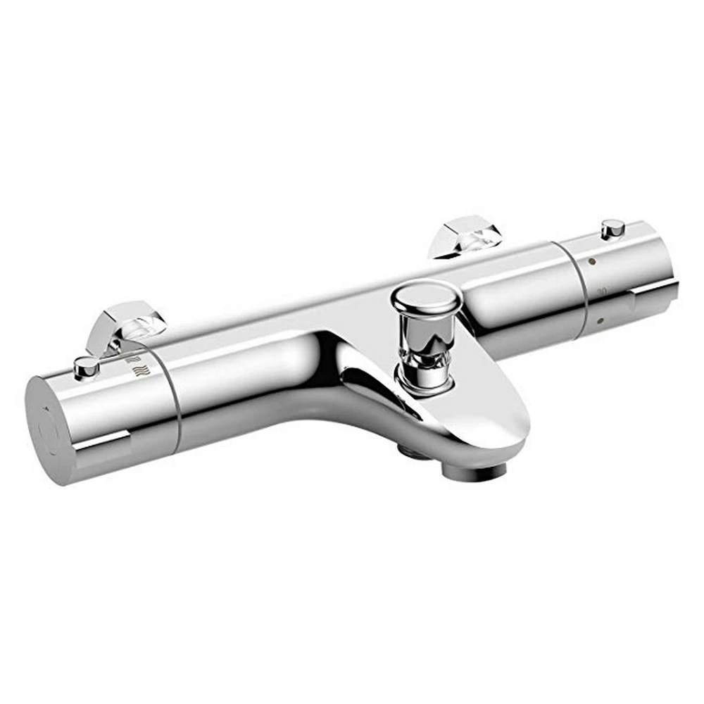 Wall Mounted Bath Mixer Bathroom Bathtub Faucet Thermostatic Waterfall