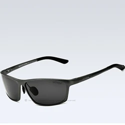 Vintage Outdoor Polarized Sunglasses for Men, Designer UV400 Lens, Fashionable Driving Eyewear (Without Case)
