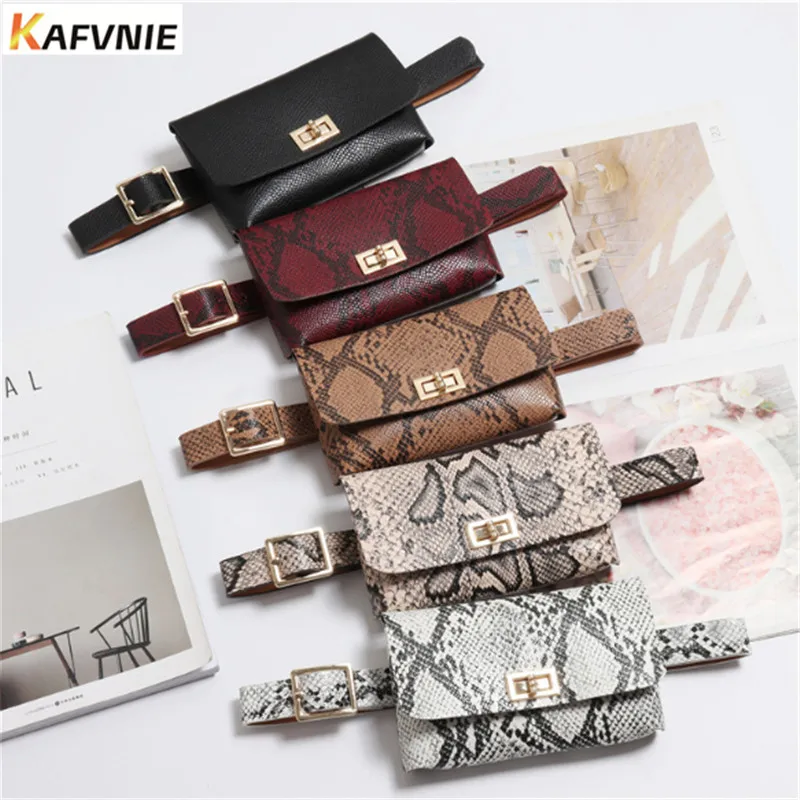 Cafvnie-riñonera Vintage de cuero PU con bolsillo para teléfono, Cangurera Vintage para mujer, 2019