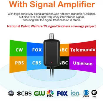 

1080P Get More Channels Signal Amplifier Booster HDTV Aerial TV Antenna