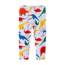 Детские штаны г. Новые стильные леггинсы для девочек весенне-осенний Средний Маленький гусеничный трактор детская одежда от производителя Dir