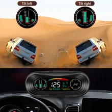 2021 NEW Car OBD2 HUD Head-Up Display SMART GPS SLOPE METER Speedometer Overspeed Warning Gauge Digital Multifunction Alarm Tool
