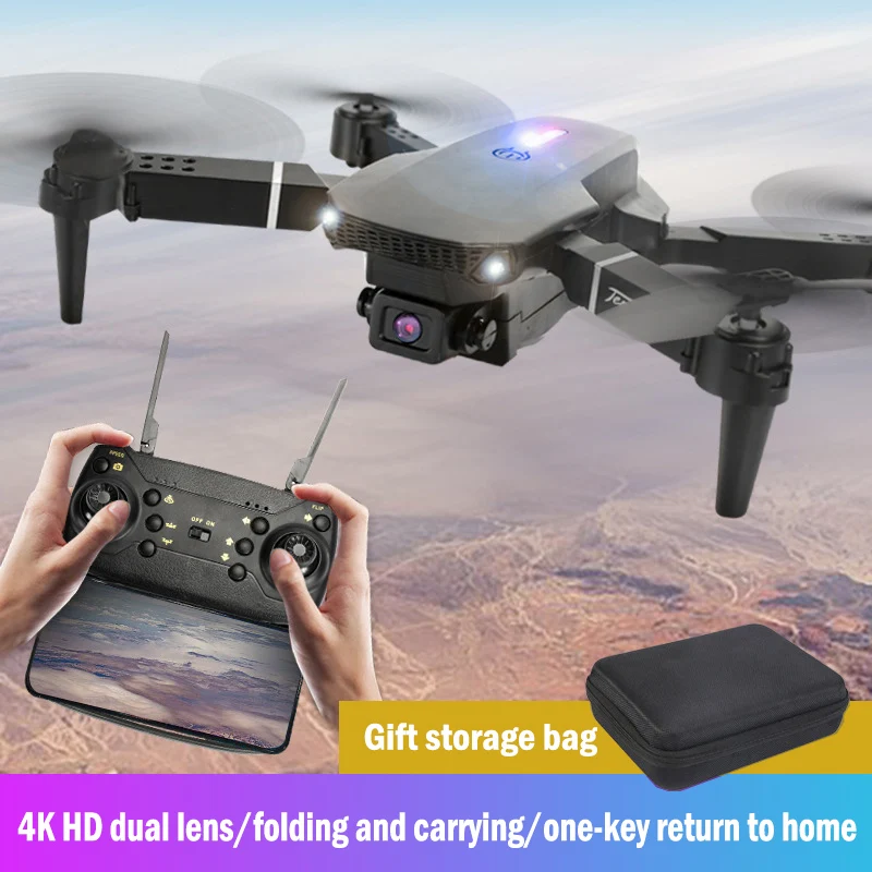 4K HD quadcopter fixed height E99 aircraft droneE88PRO folding drone aerial photography toy