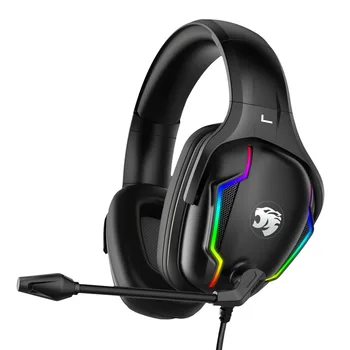 

High Quality New Head-mounted Heavy Bass Computer Gaming Headset Internet Cafes Luminous Gaming Headset