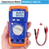 HONEYTEK A6013L Handheld Digital Capacitance Meter Electronic Capacitor Meter Tester Capacitor Checker Diagnostic-Tool LCR Meter 1