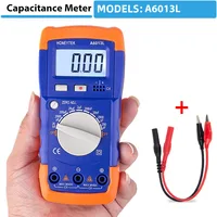 HONEYTEK A6013L Handheld Digital Capacitance Meter Electronic Capacitor Meter Tester Capacitor Checker Diagnostic-Tool LCR Meter 1