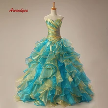 Роскошные бальные платья, бальное платье из органзы, милое платье для выпускного вечера, дебютантное милое 16 платье, vestidos de 15 anos
