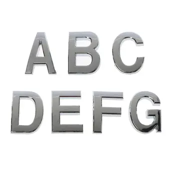 

26Pc A-Z Letter ABS Adhesive DIY Door English Letters Customized Address Sign