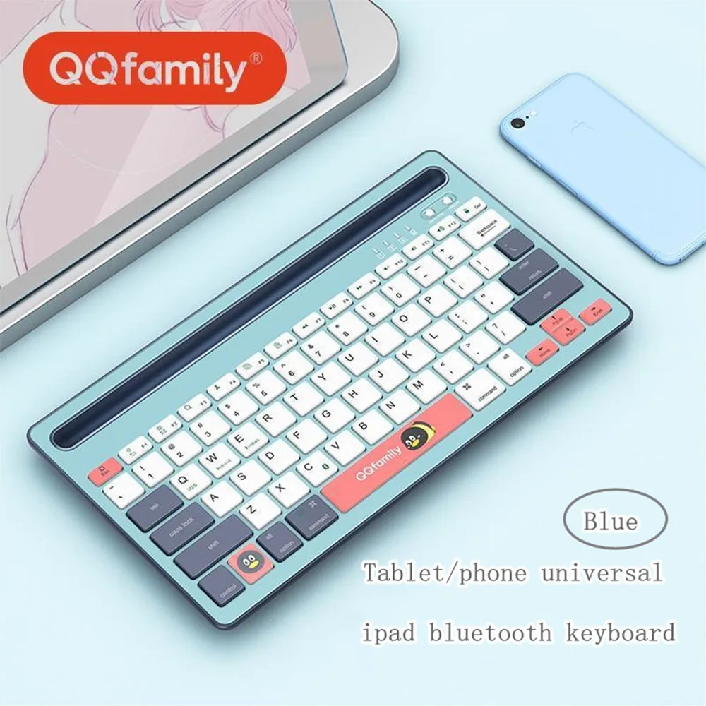 Wireless Bluetooth Keyboard Silent Gaming Keyboard For Macbook IPhone IPad Keyboard Tablet PC Gamer Computer Keyboard