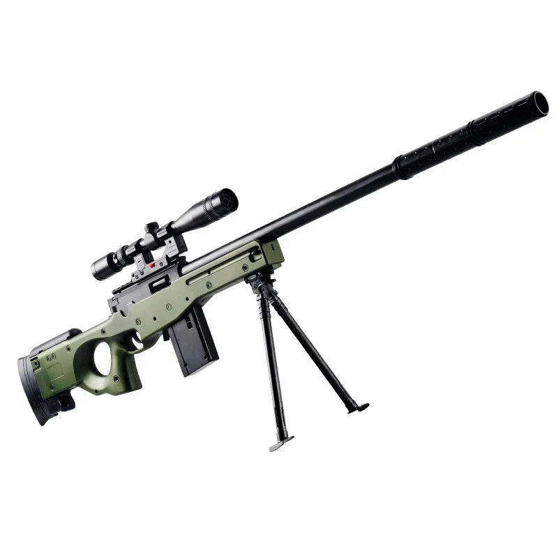 

AWM Sniper Manual under for M4 Soft Bullet Water Gun Model Children Toy Gun Chicken Decoration Props