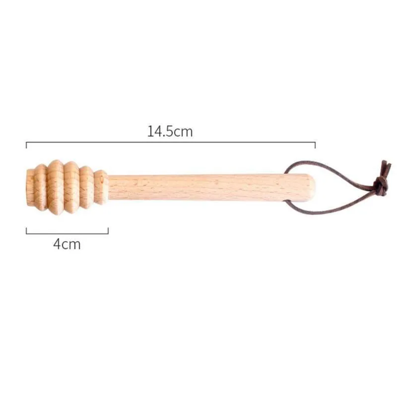 Long Handle Beech Wood Stir Stick Honey Dipper Stick Long Handle Honey Stick Honey Stick Solid Wood Stir Bar