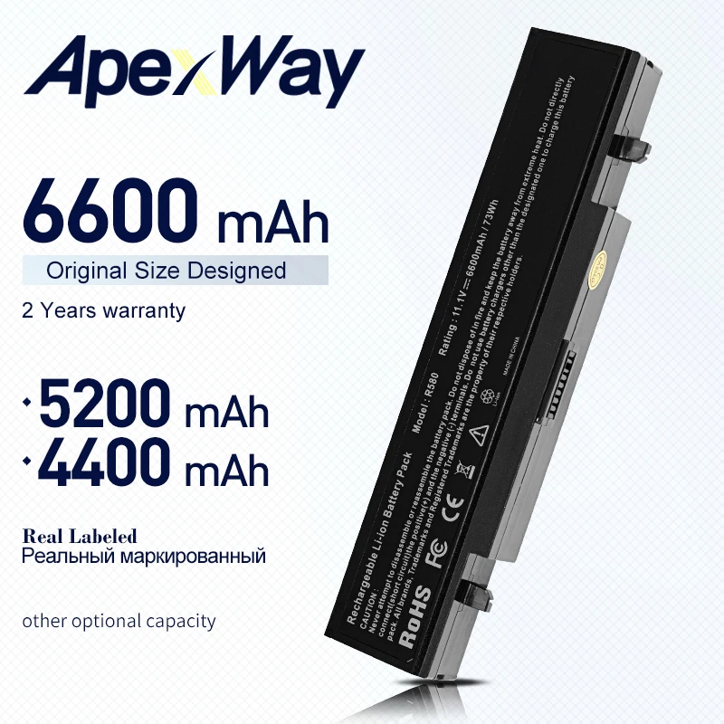 Аккумулятор ApexWay для Samsung R420 R428 R429 R430 R431 R440 R458 R462 R463 R464 R465 R466 R467 R468 R470 R478 R480 R517 R518 R519 |