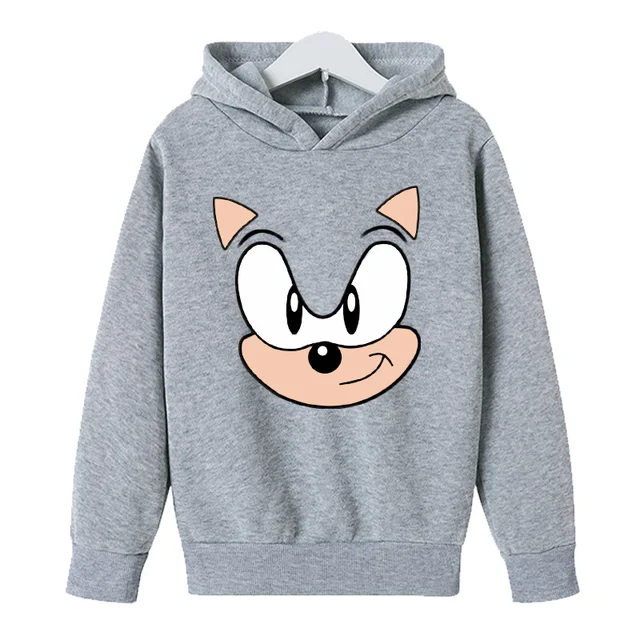 Sonic Kids Hoodie Sweatshirt Long Sleeve Children Clothes Spring Autumn Sportswear Boys girls Pullovers Hoody