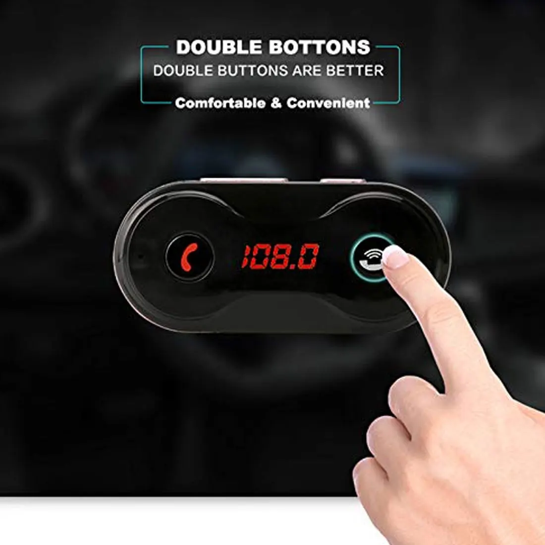 HandsFree беспроводной Bluetooth fm-передатчик Bluetooth автомобильный комплект C8 AUX Hands Free музыкальный мини mp3-плеер