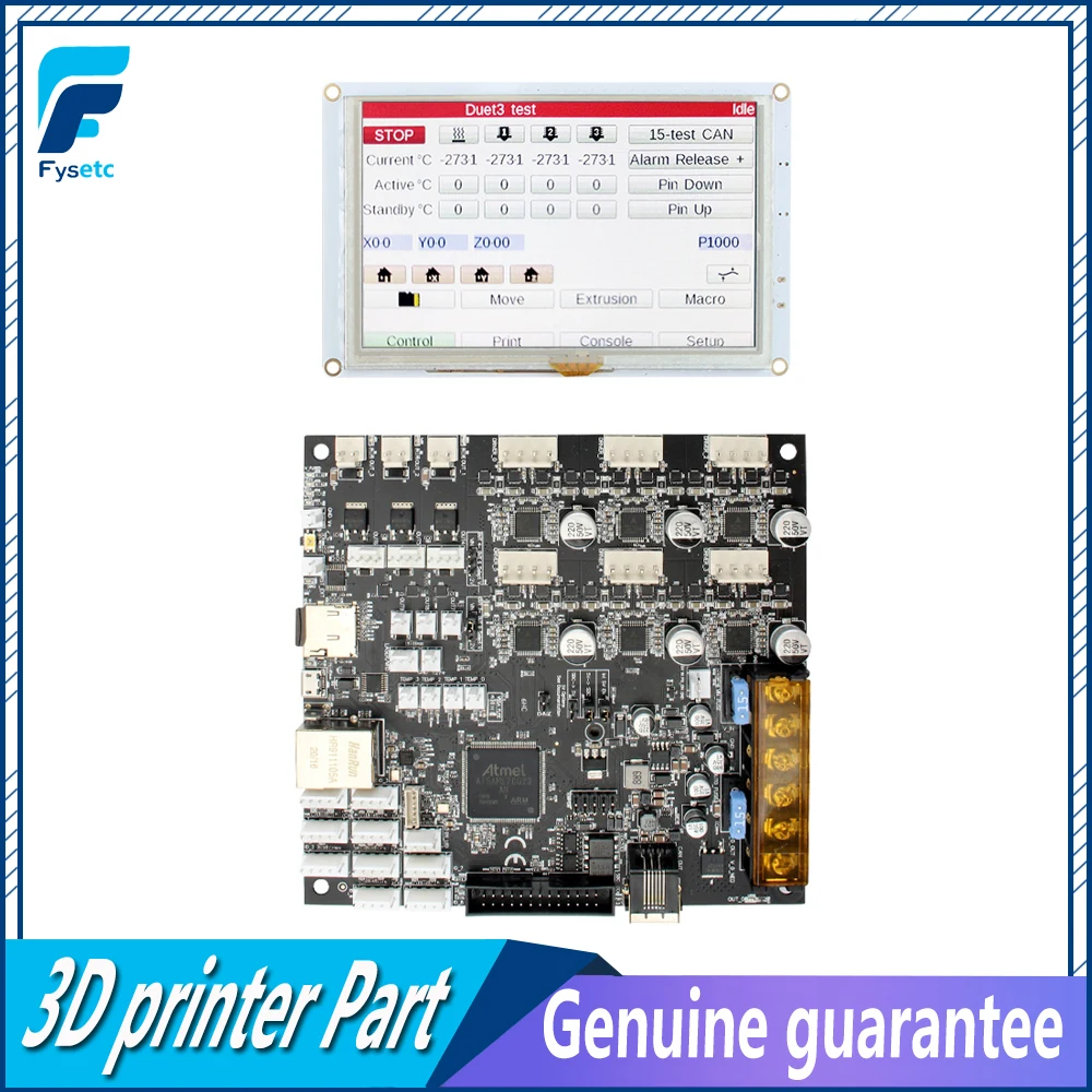 

Clone Duet 3 6HC and 5i Colour Touch Screen Upgrades Controller Board Advanced 32bit For BLV MGN Cube 3D Printer CNC Machine