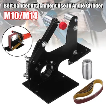 

Angle Grinder Belt Sander Attachment Metal Wood Sanding Belt Adapter For 100 or 115/125/150 Grinder