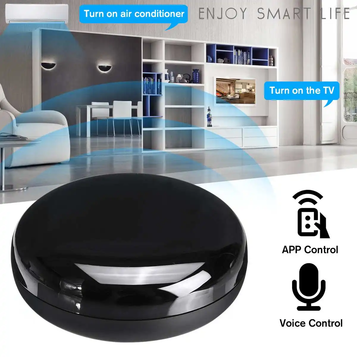 Wi-Fi-IR Afstandsbediening IR пульт дистанционного управления концентратор Wi-Fi(2,4 ГГц) Включенный Инфракрасный Универсальный пульт дистанционного управления Лер Smart Life APP