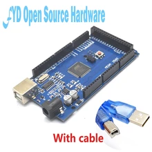 1 conjunto mega 2560 r3 mega2560 rev3 ATmega2560-16AU placa + cabo usb compatível para arduino