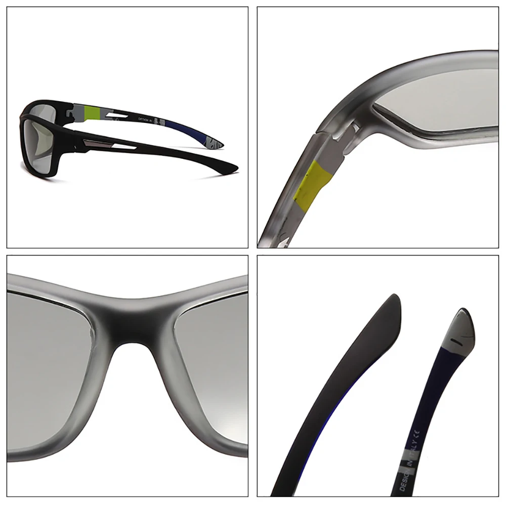 Cycling Sunglasses Photochromic Sports Polarized Color Changing Goggles Outdoor Climbing Eyewear