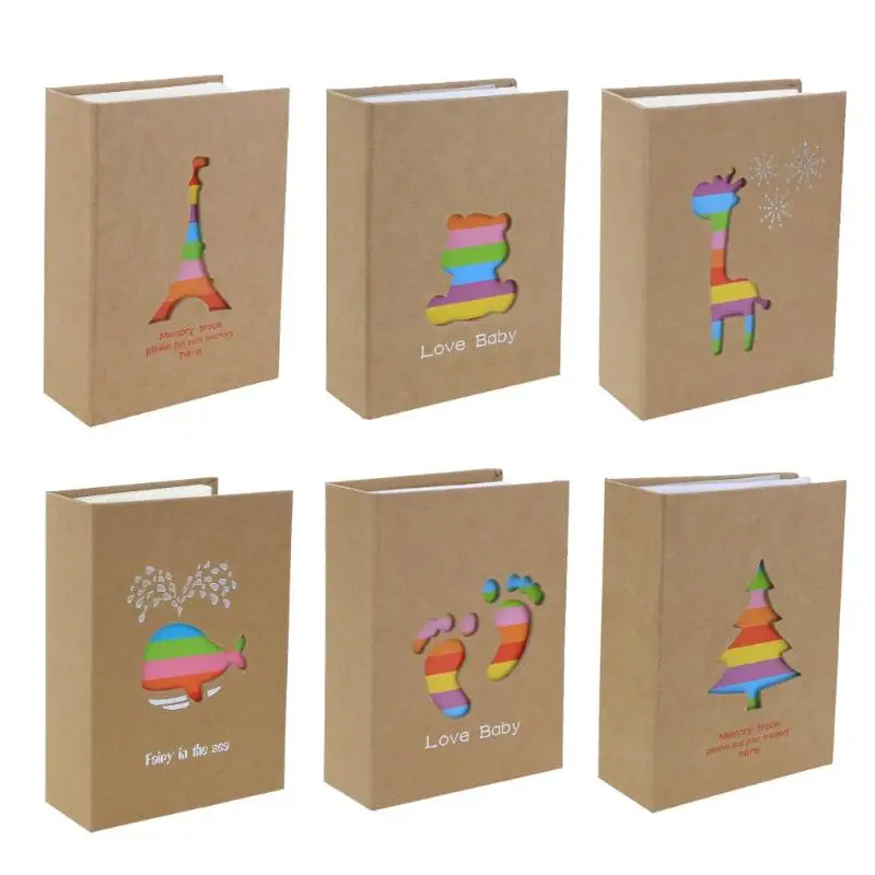 

6 inch 100 Pages Pocket Interleaf Type Photo Album Picture Storage Frame