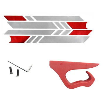 

Reflective Stickers for Xiaomi Mijia M365 Electric Scooter Reflect Light Tags Pastor Decals (White + Red 2) with Scooter Front H