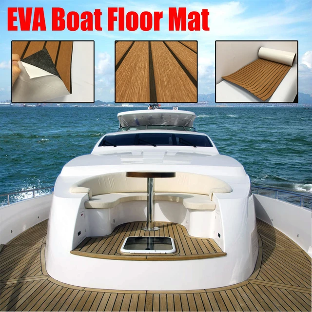 Eva Foam Faux Teak Decking Sheet Light Brown Yacht Marine Carpet Flooring  Mat Non Skid Self Adhesive Sea Deck Boat Accessories - Marine Hardware -  AliExpress