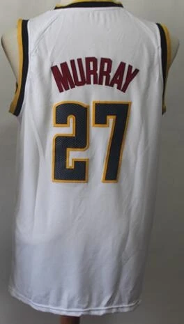 Мужской бейсбольный мяч Денвер Аллен Айверсон Dikembe Mutombo Nikola Jokic Jamal Murray майки - Цвет: As photo