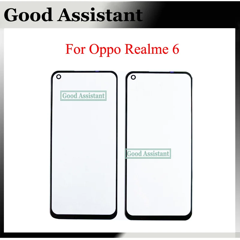Для Oppo Realme 6 RMX2001 BBK R2001 Передний сенсорный экран Стекло Внешний Объектив Замена 